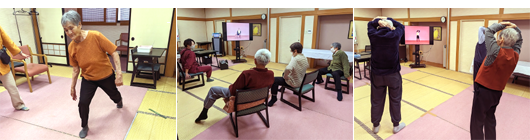 廣美亭ゆ組の運動